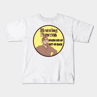 Morning Brown Aunty Donna  Broden Kids T-Shirt